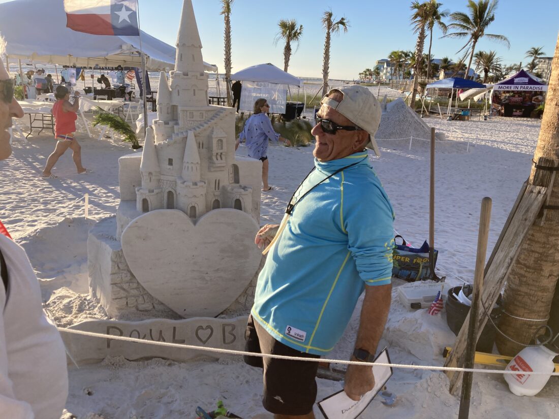 Photos from the first day of the American Sand Sculpture Championship ...